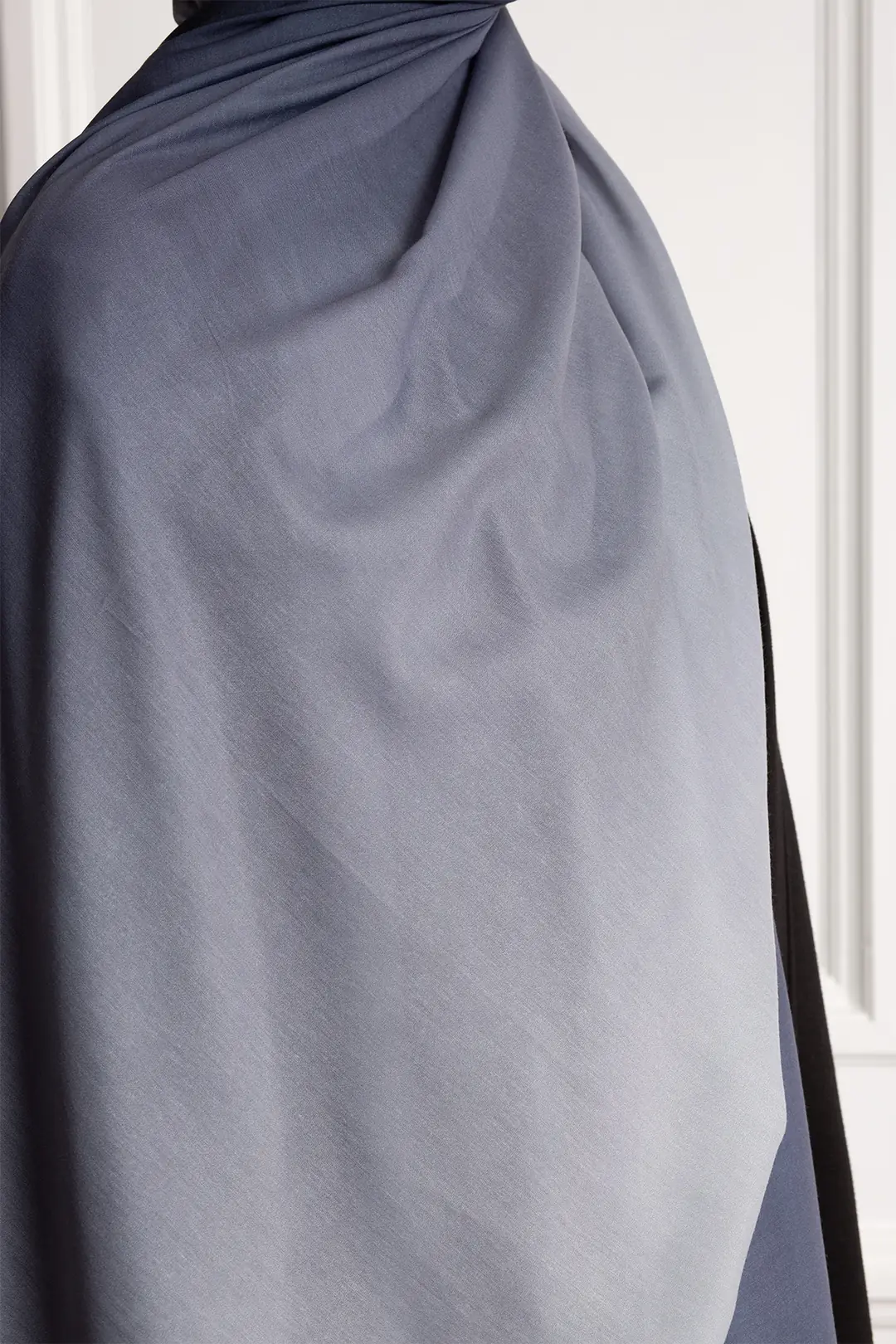 Degrade Soft Şal Lacivert 5