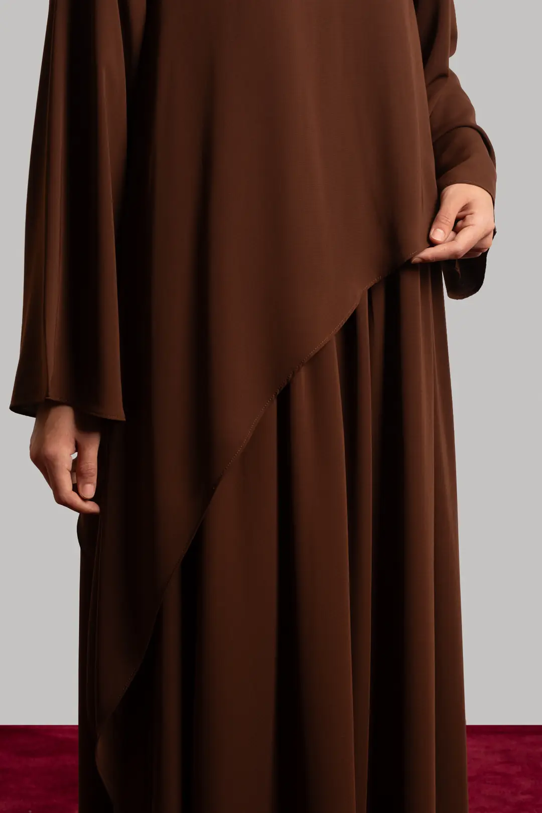 Hira Jile Two-Piece Set, Dark Brown 7