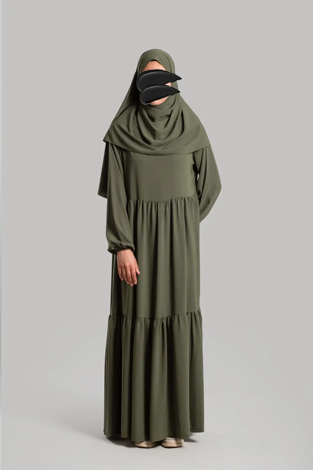 Nisa Dress - Leaf Green