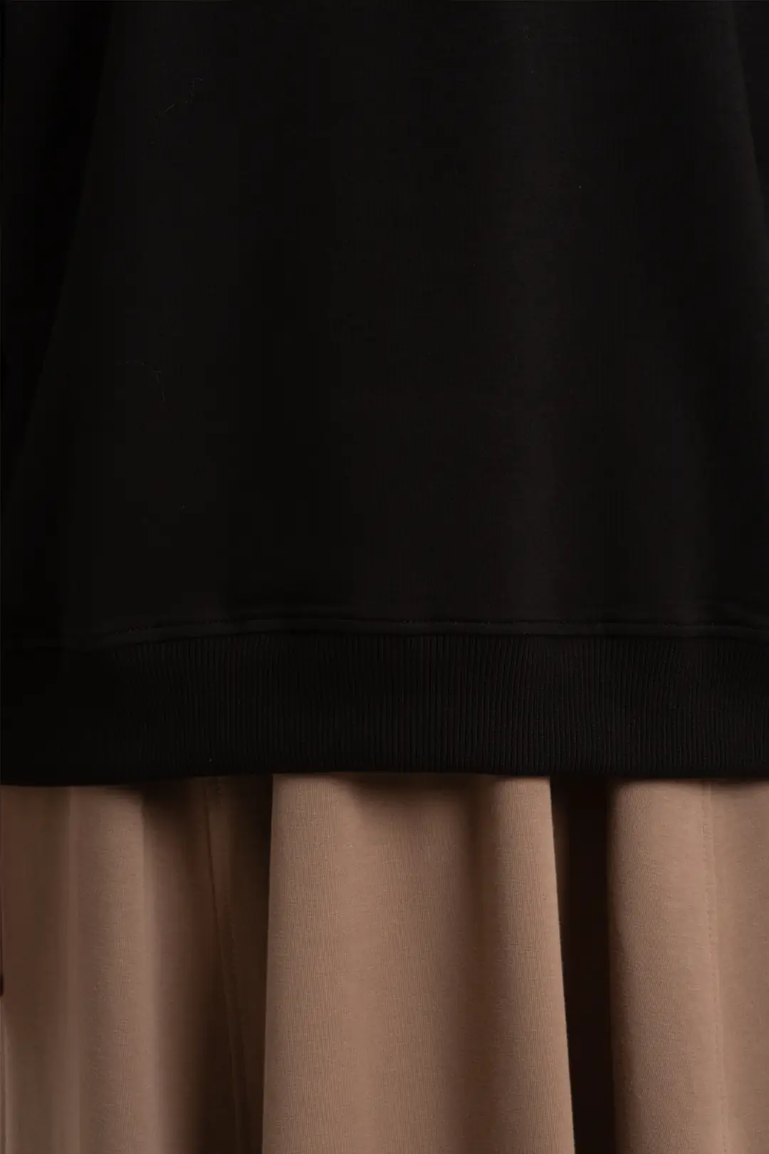 Oversize Short Sweatshirt Black 3