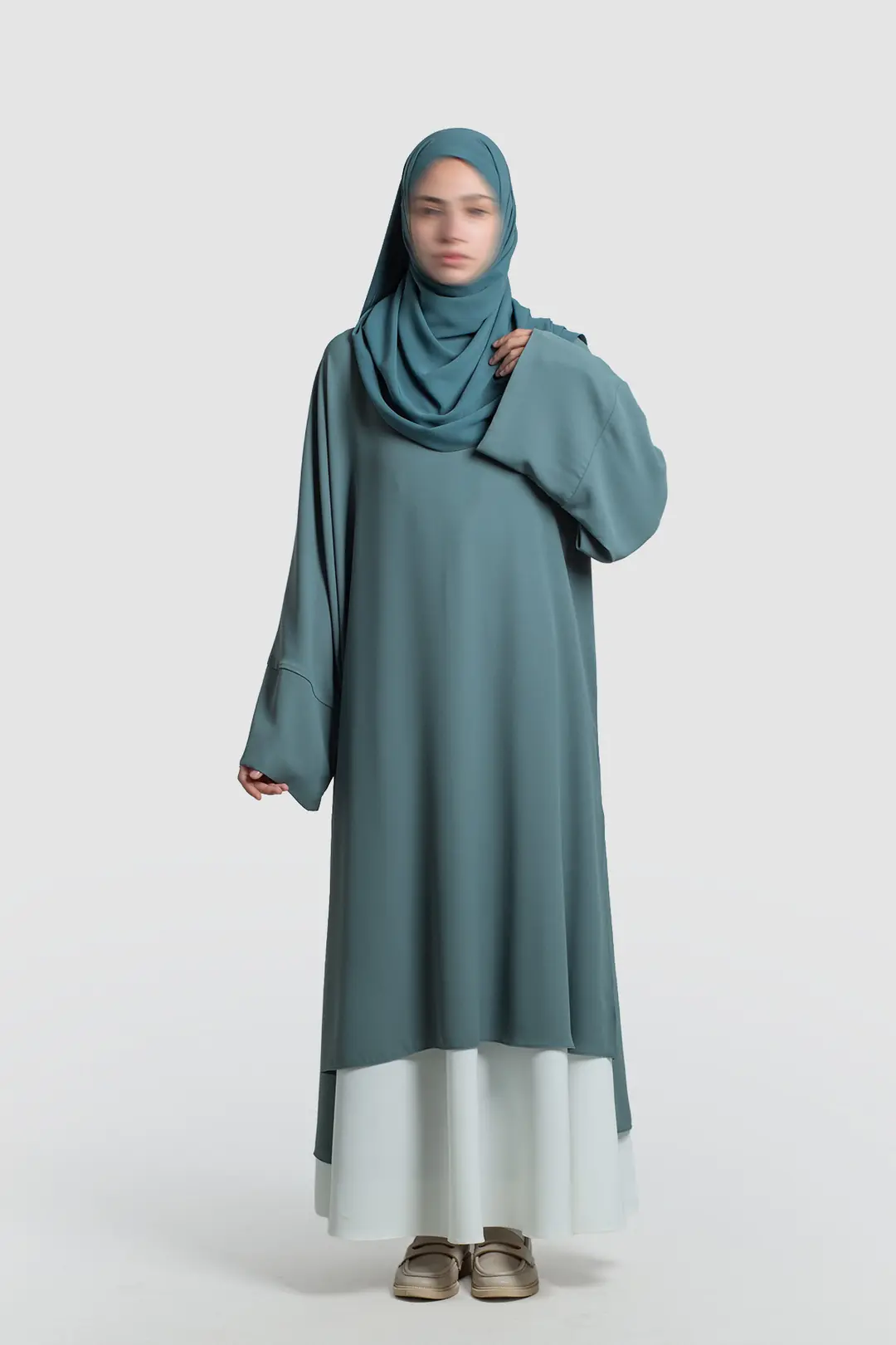 Sofya Krep Dökümlü Tunik Mint