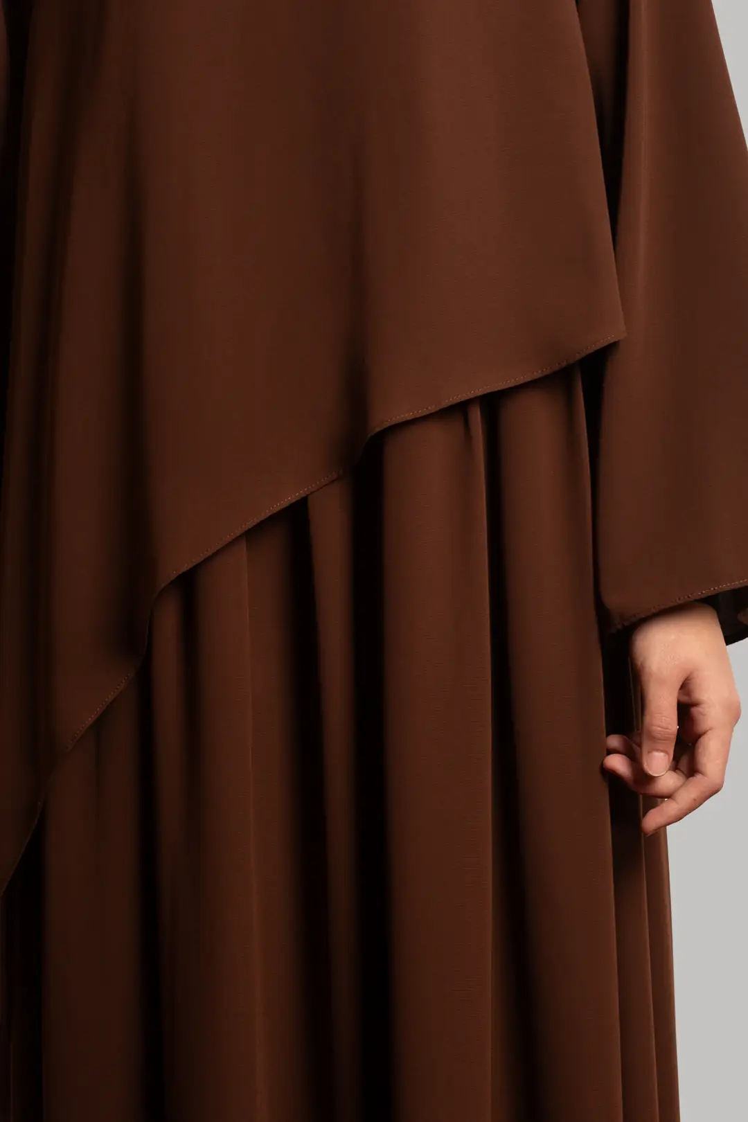 Hira Jile Two-Piece Set, Dark Brown 6
