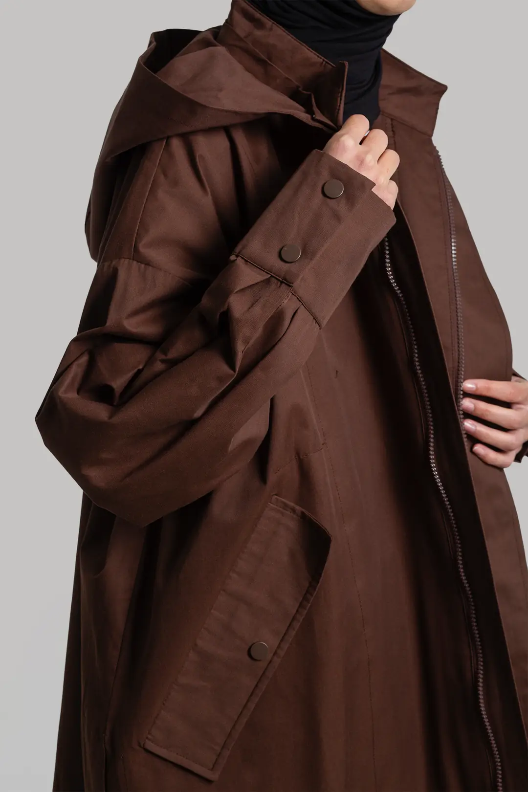 Parka Yağmurluk Acı Kahve 8