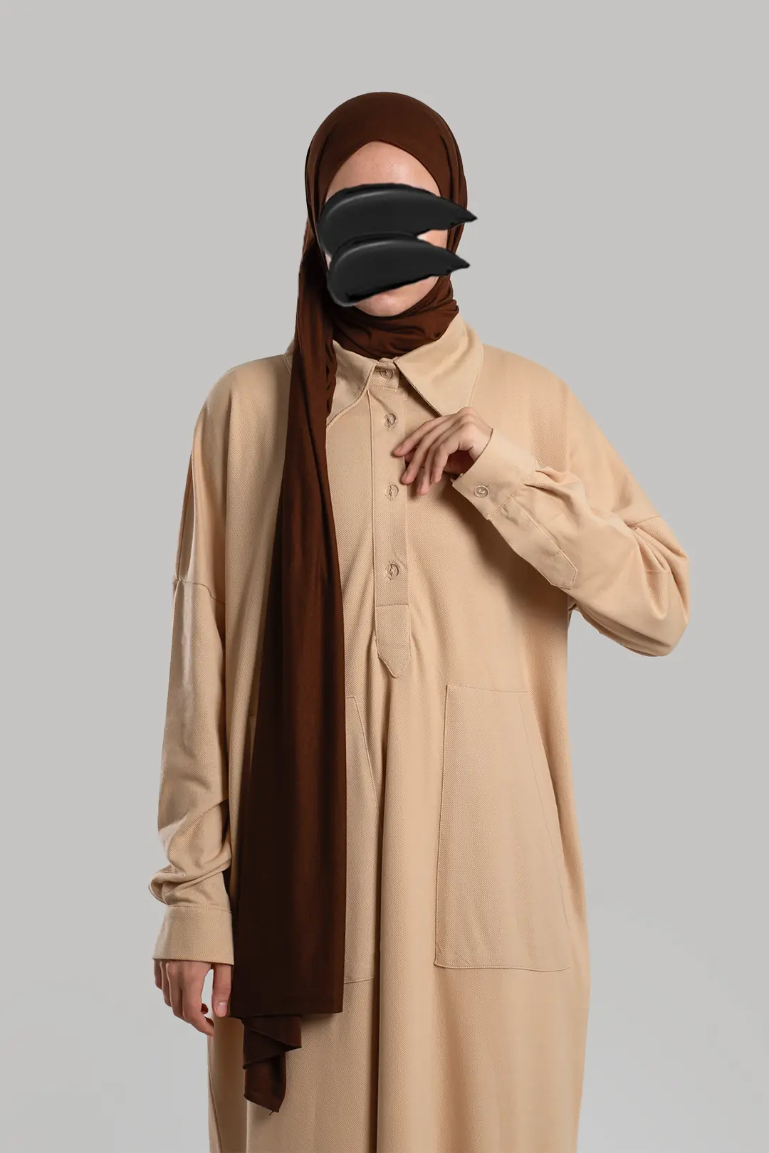 Lacoste Sweatshirt Dress Stone 4