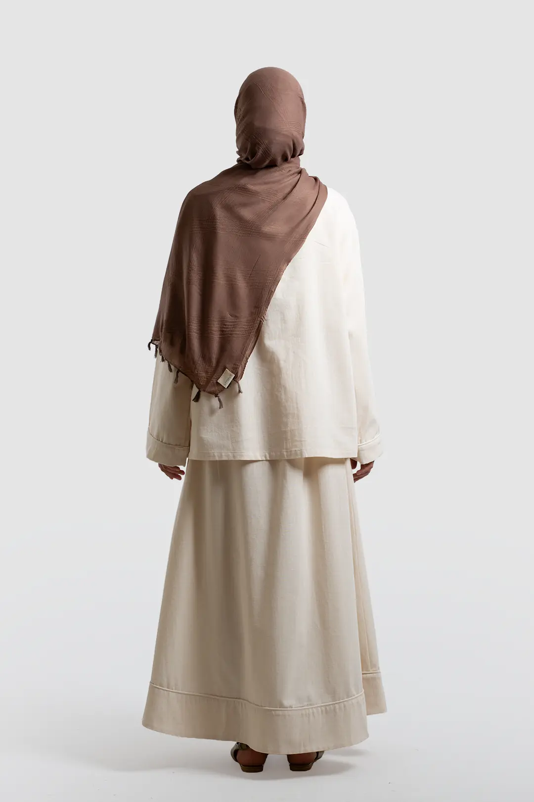 Natural Linen Jacket Stone 7