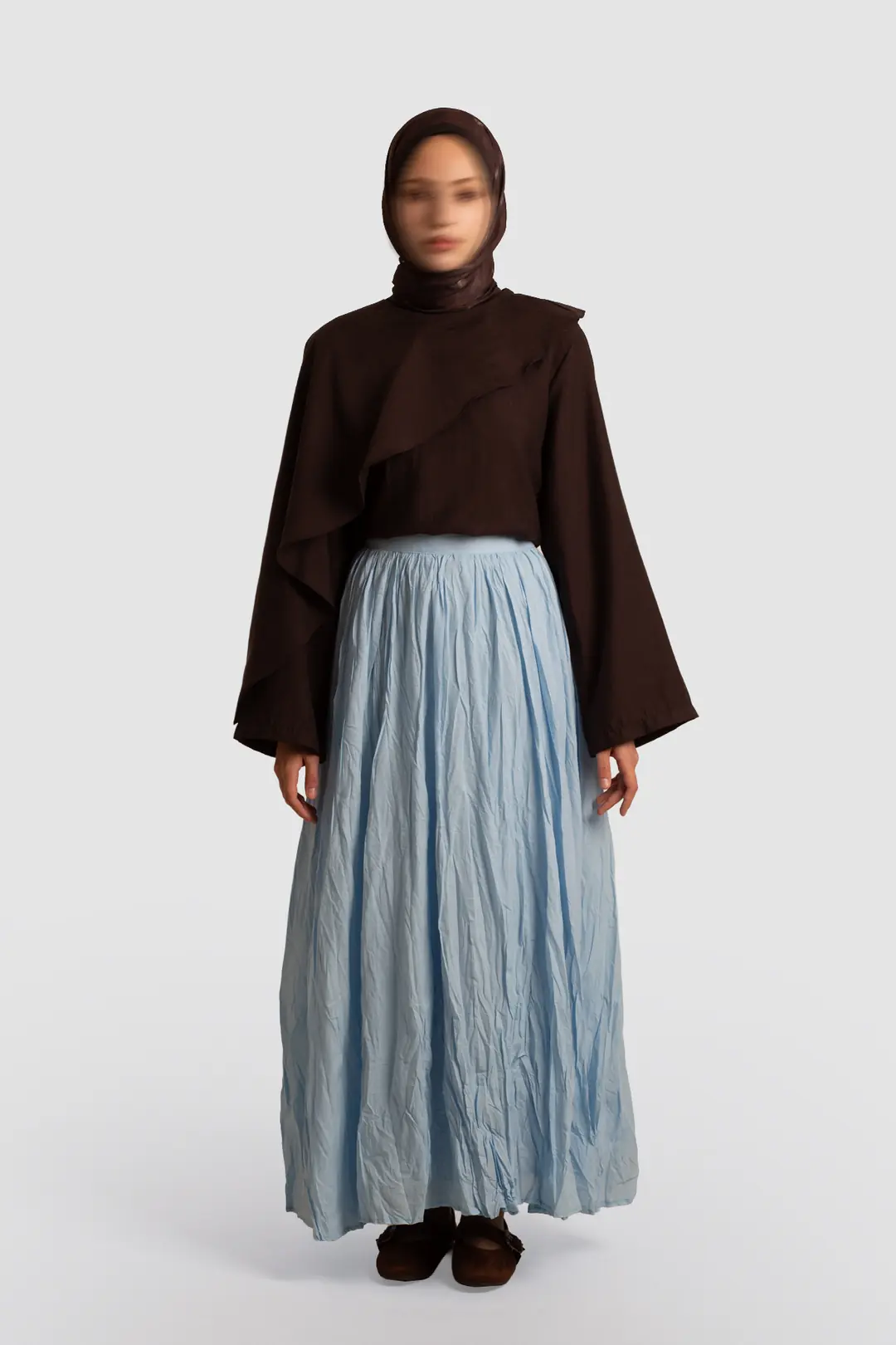 Voile Crash Skirt Baby Blue 6