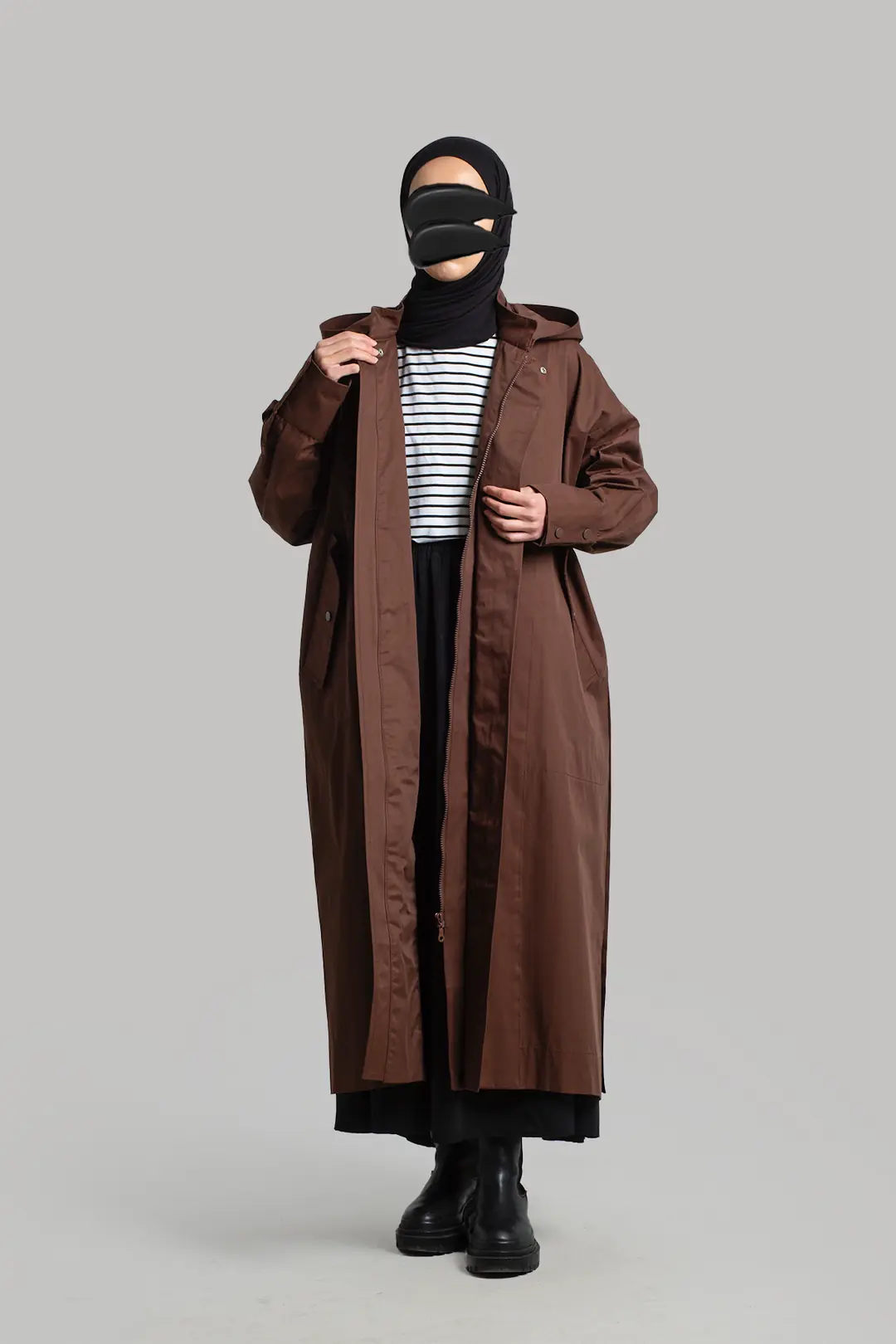 Parka Yağmurluk Acı Kahve 9