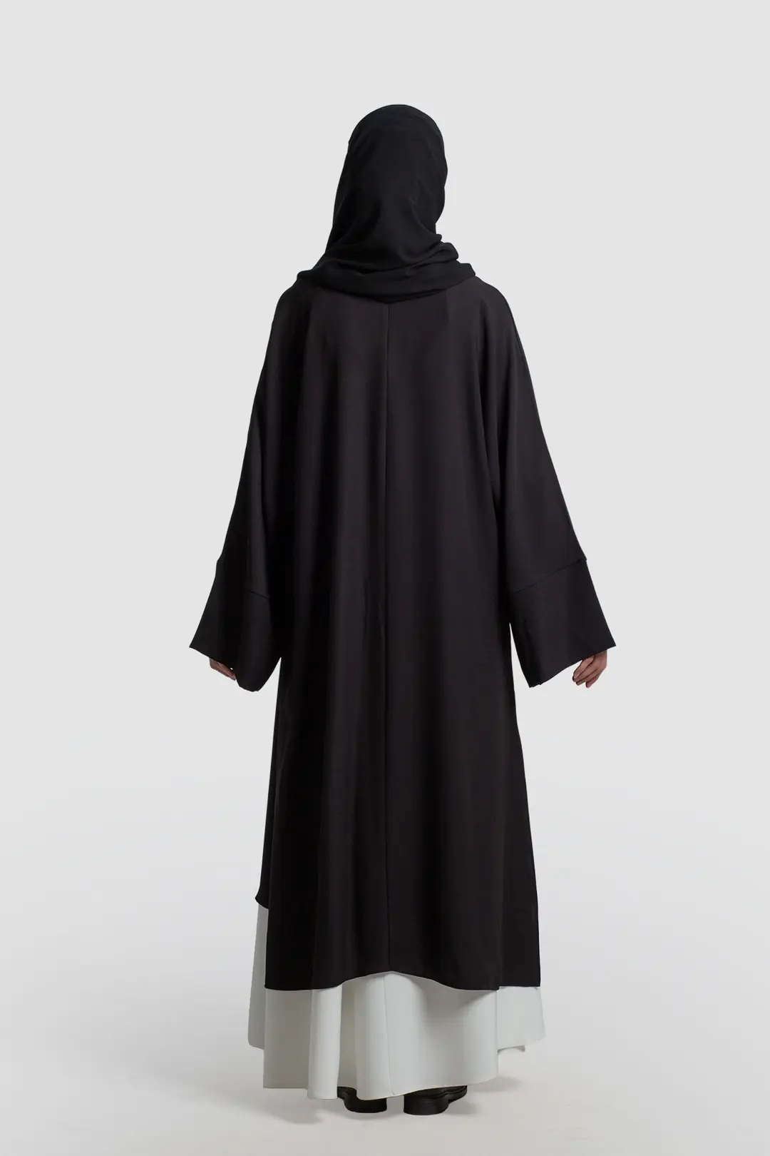 Sofya Krep Dökümlü Tunik Siyah 3