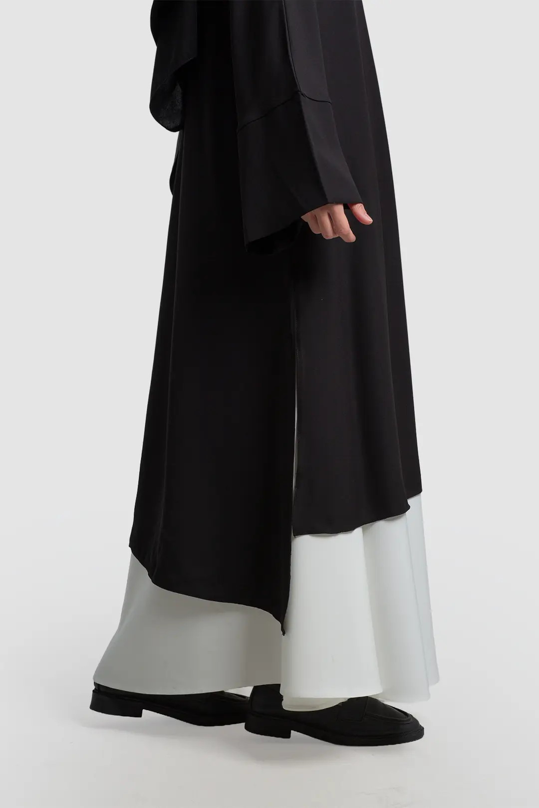 Sofya Krep Dökümlü Tunik Siyah 6