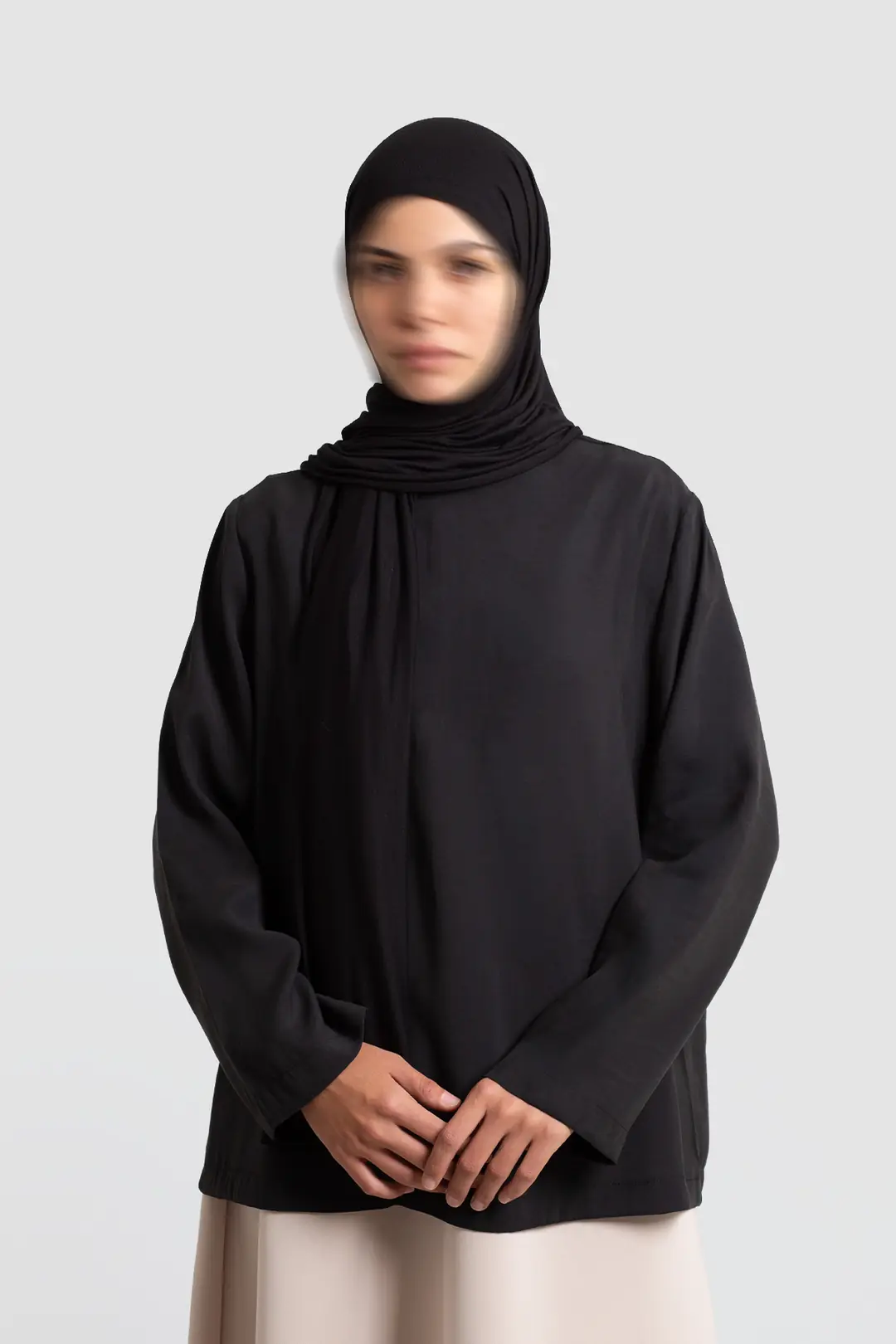 Modal Blouse Black 4
