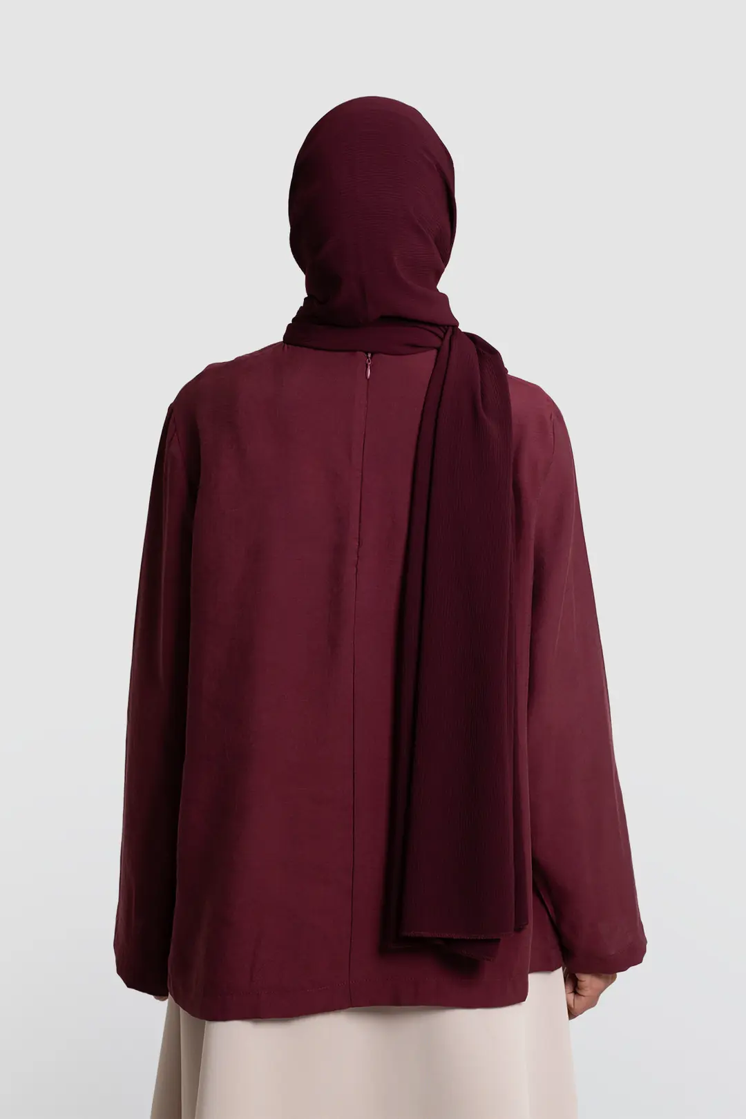 Modal Blouse Burgundy 8