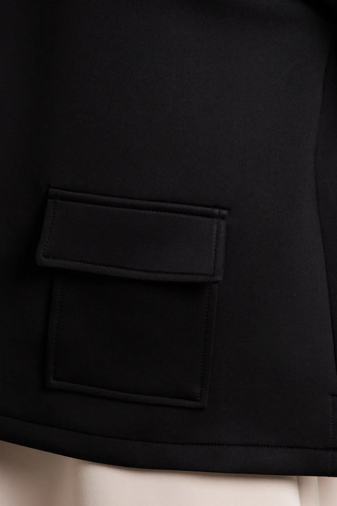 Puffy Scuba Sweatshirt Black 7