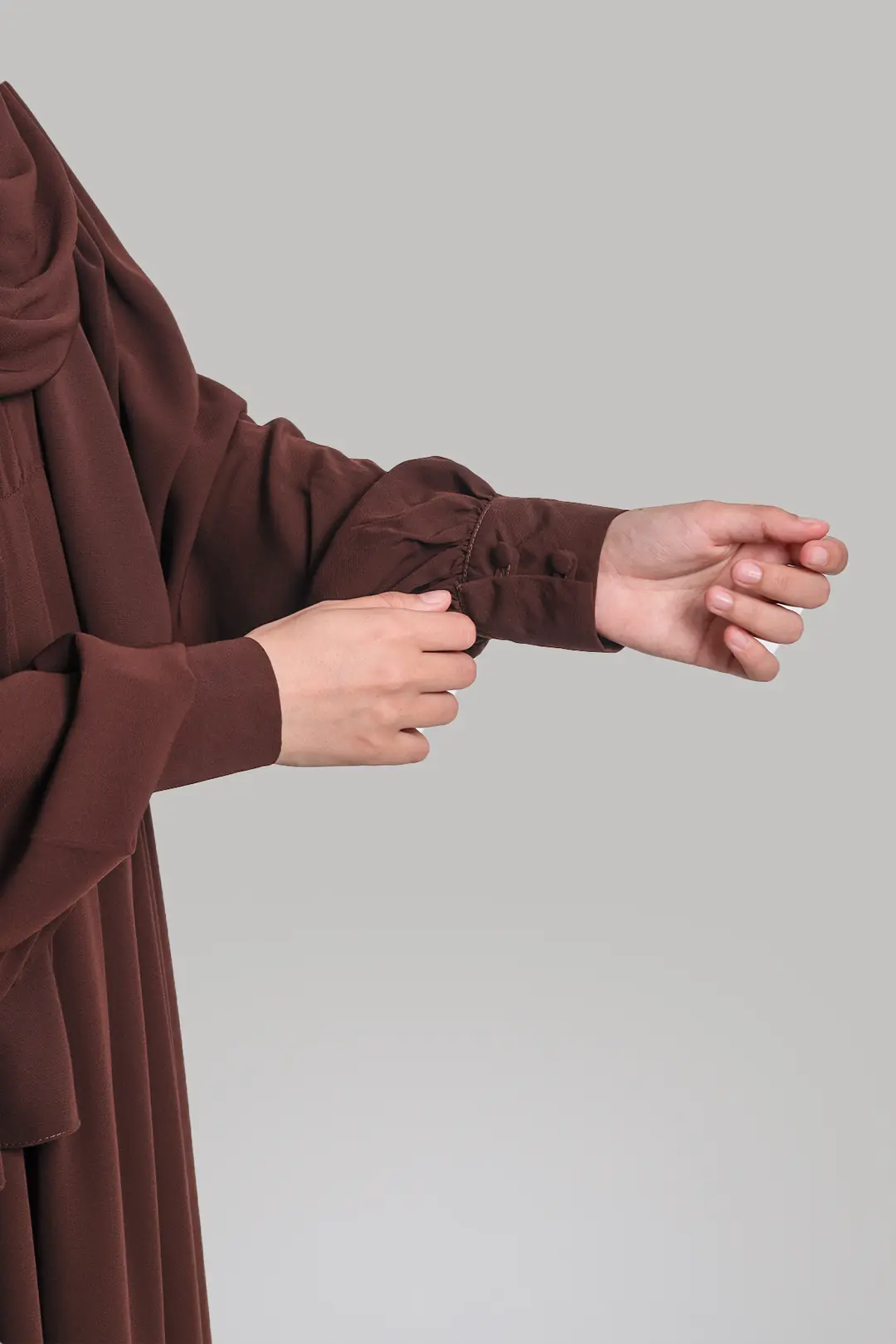 Melisa Pleated Dress Dark Brown 8