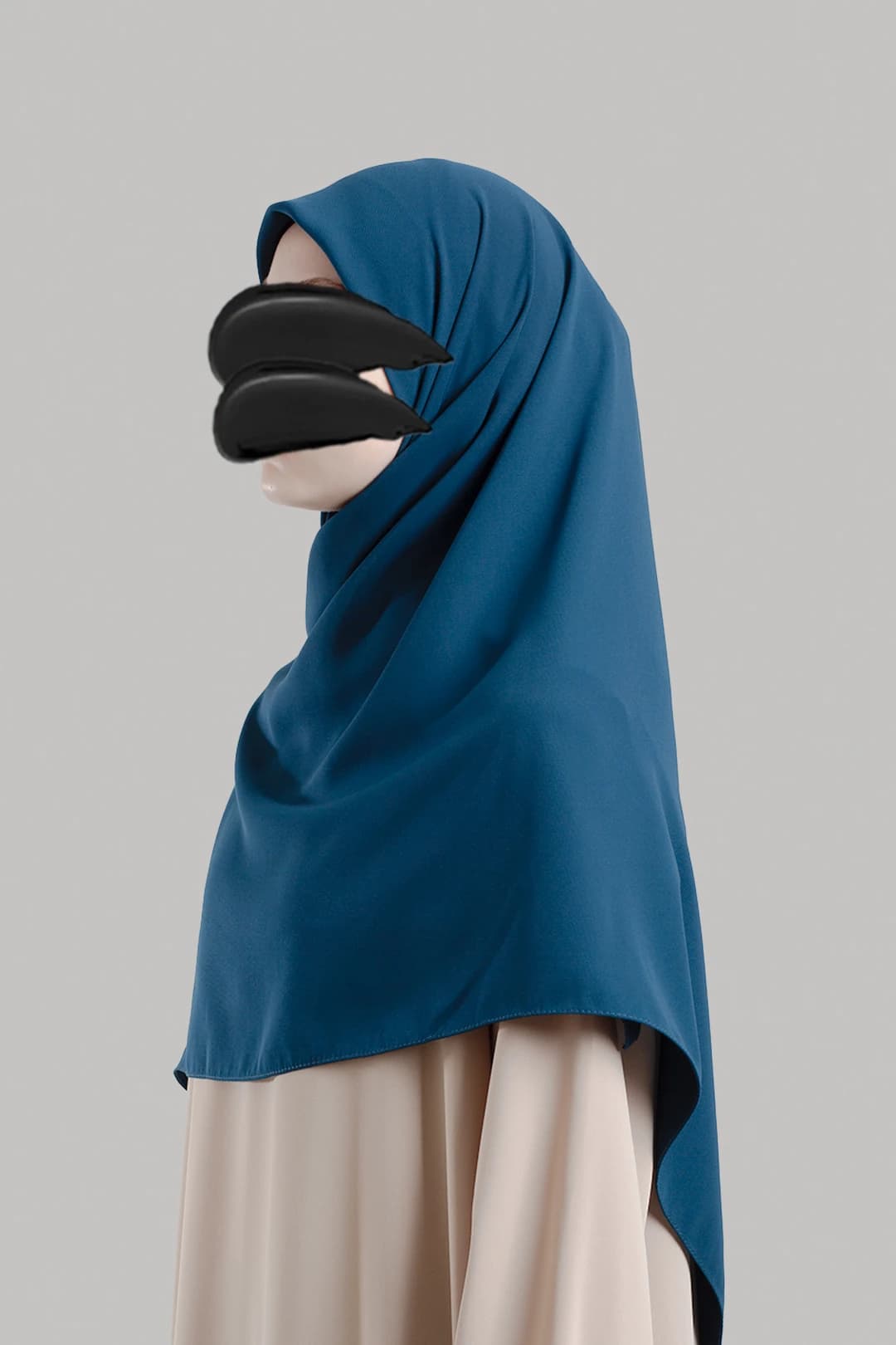 Medina Silk Scarf Indigo 3