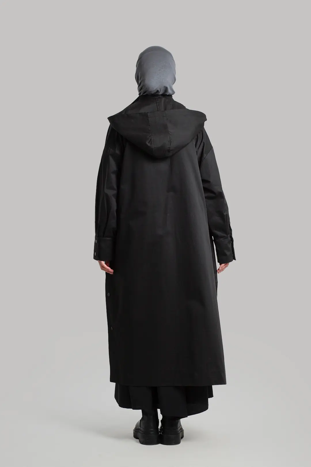 Parka Yağmurluk Siyah 7