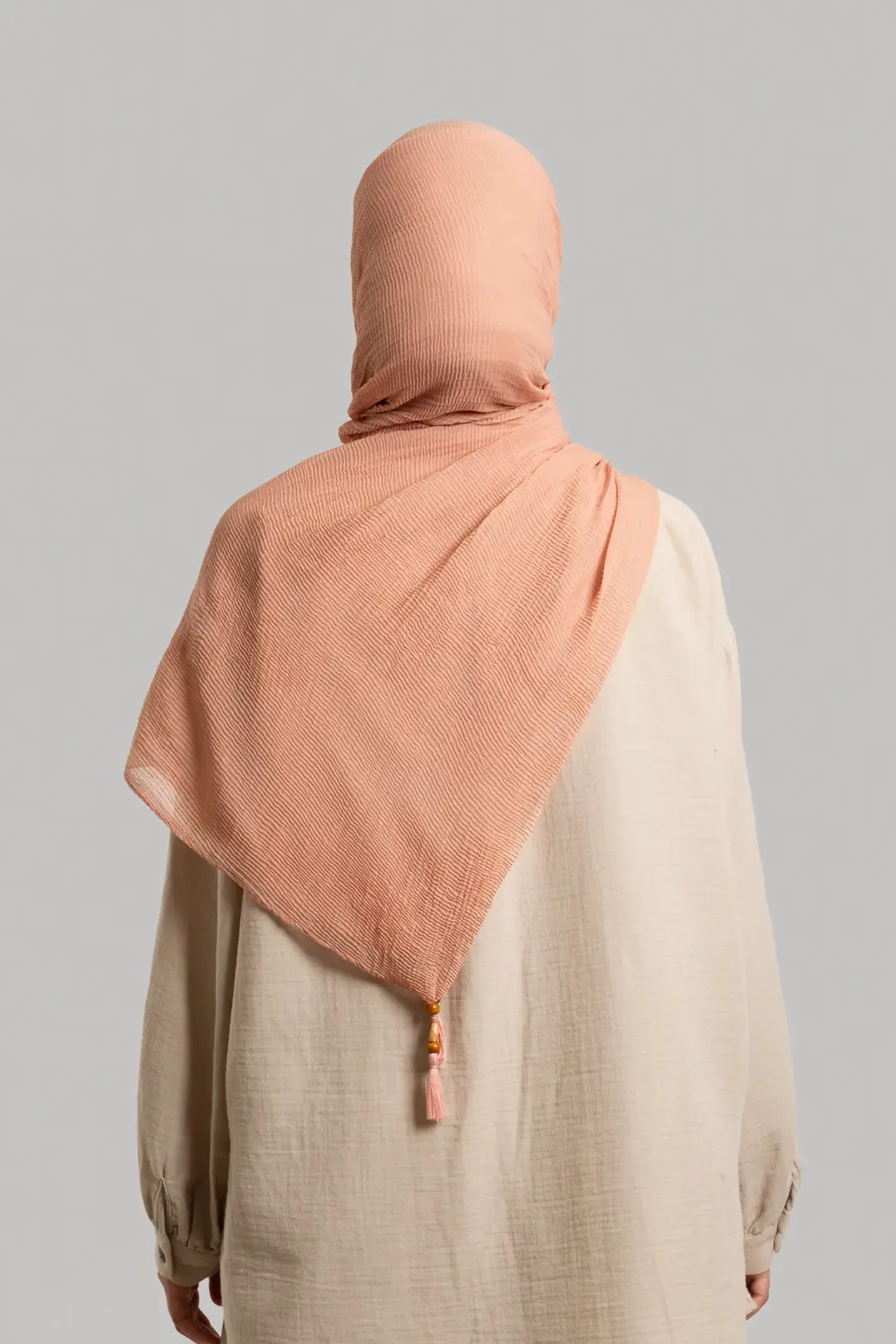 Soft Müslin Şal Pudra 6