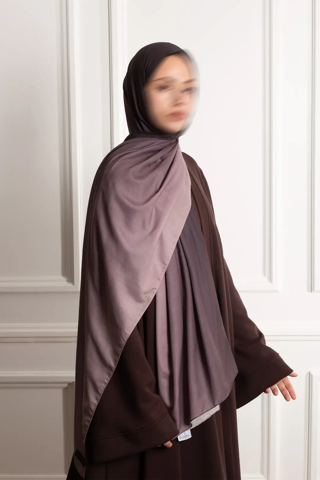 Degrade Soft Şal Mor 5