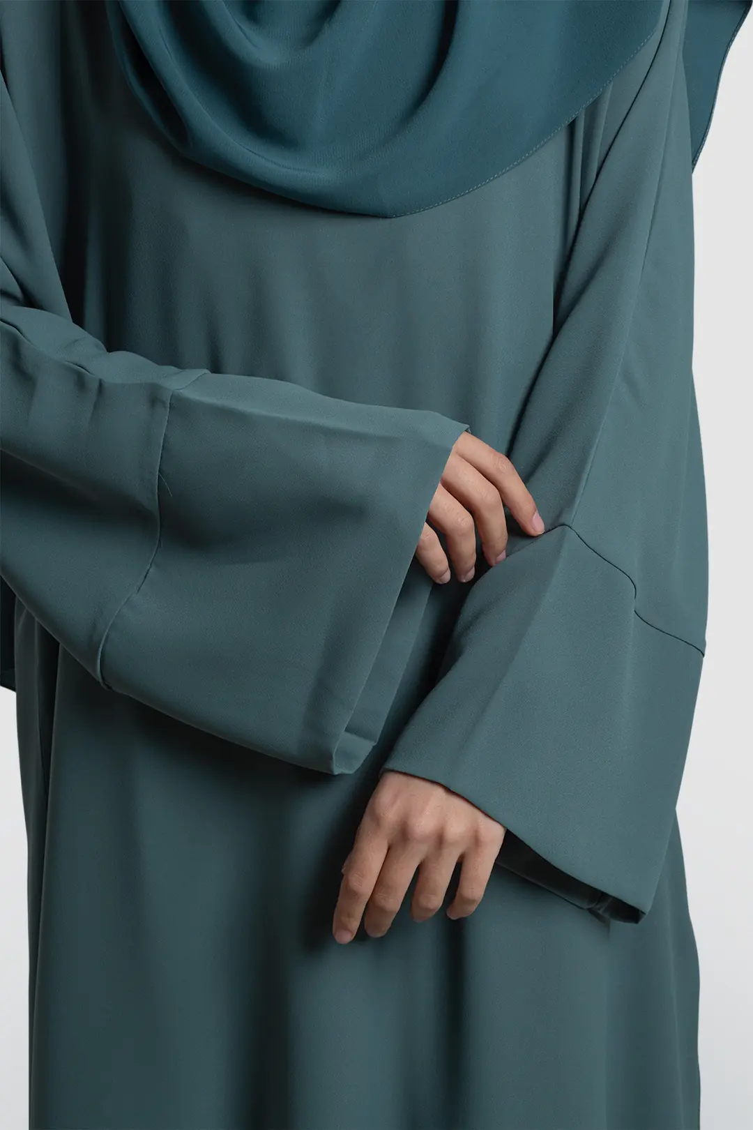 Sofya Krep Dökümlü Tunik Mint 8