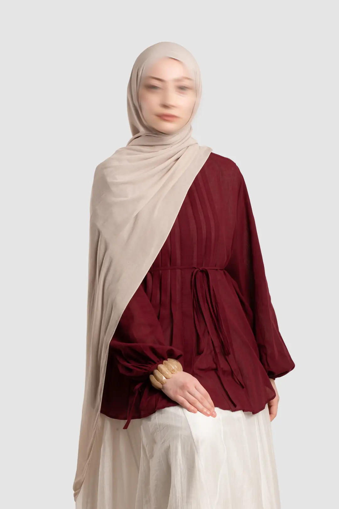 Soft Viscose Scarf, Stone 5