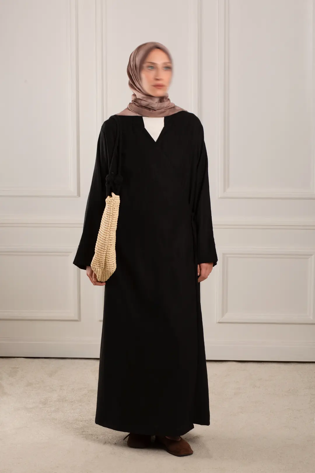 Keten Anvelop Abaya Siyah 5