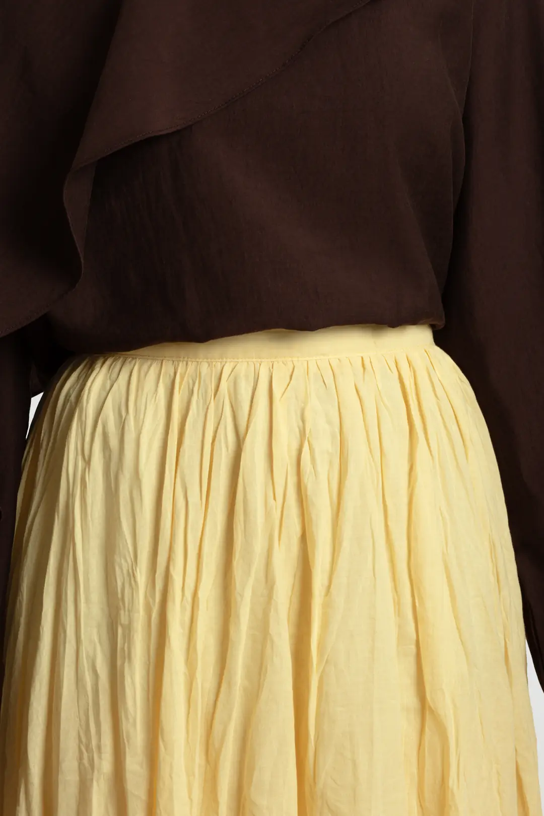Voile Crash Skirt Butter 3