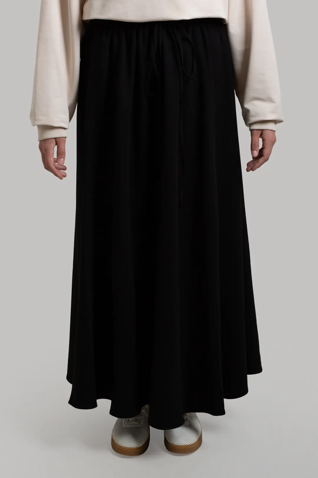 Form Dikişli Spor Etek Siyah 4
