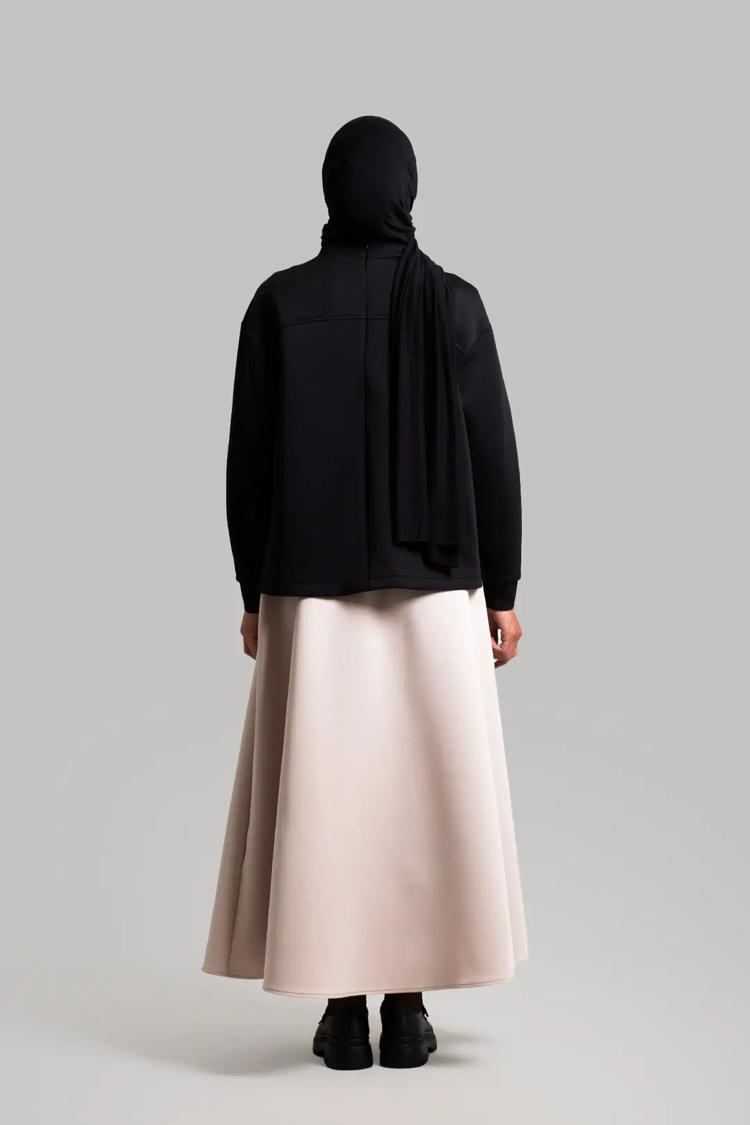 Puffy Scuba Sweatshirt Black 8