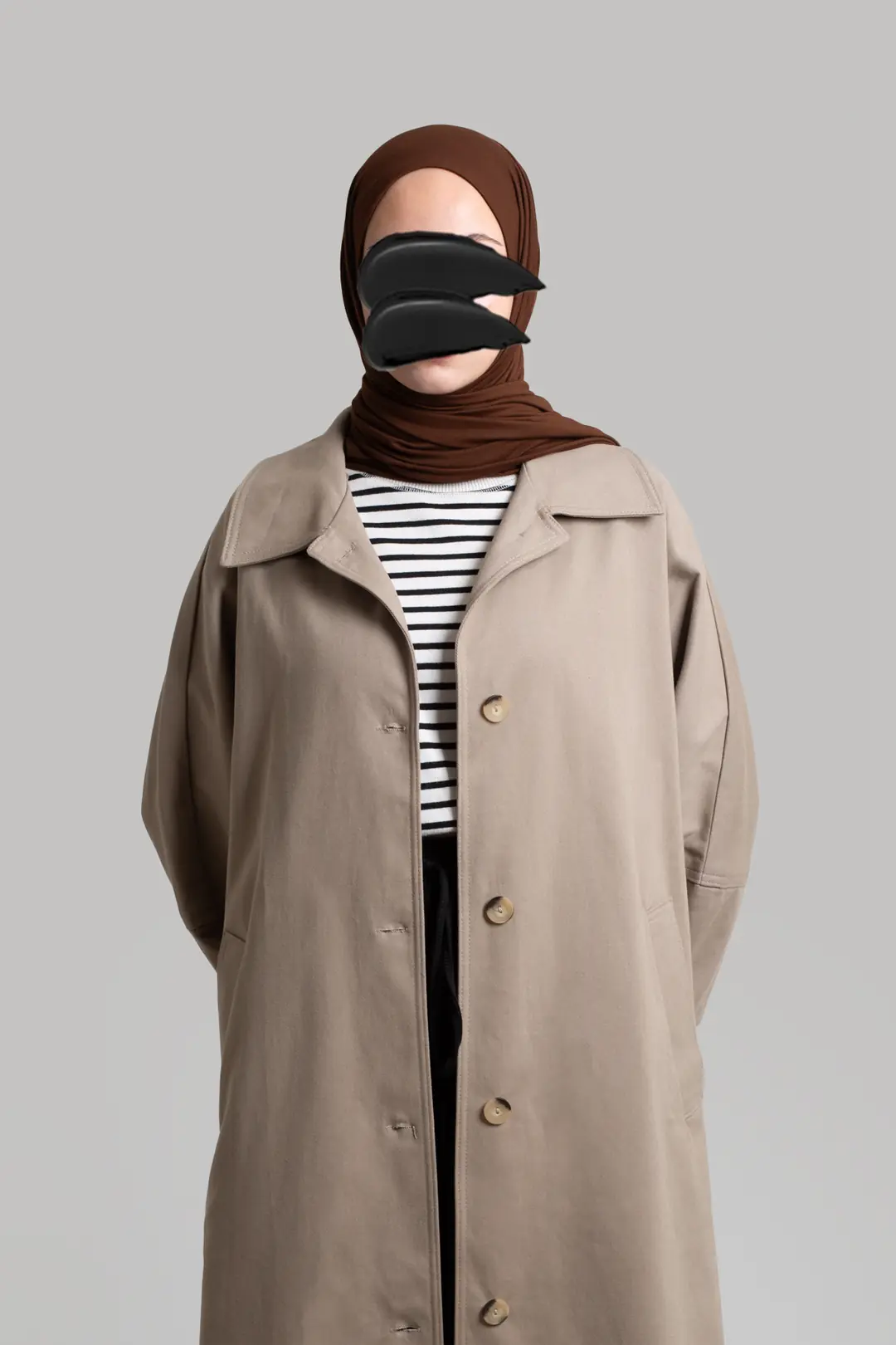 Premium Oversize Trench Coat Beige 7