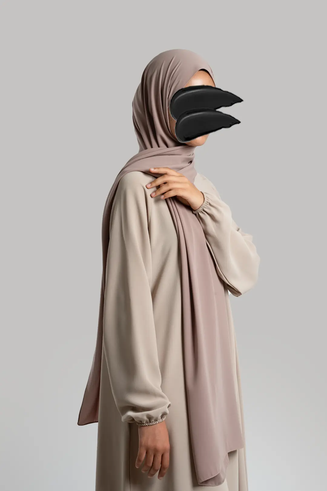 Medine İpeği Soft Şal Latte 6