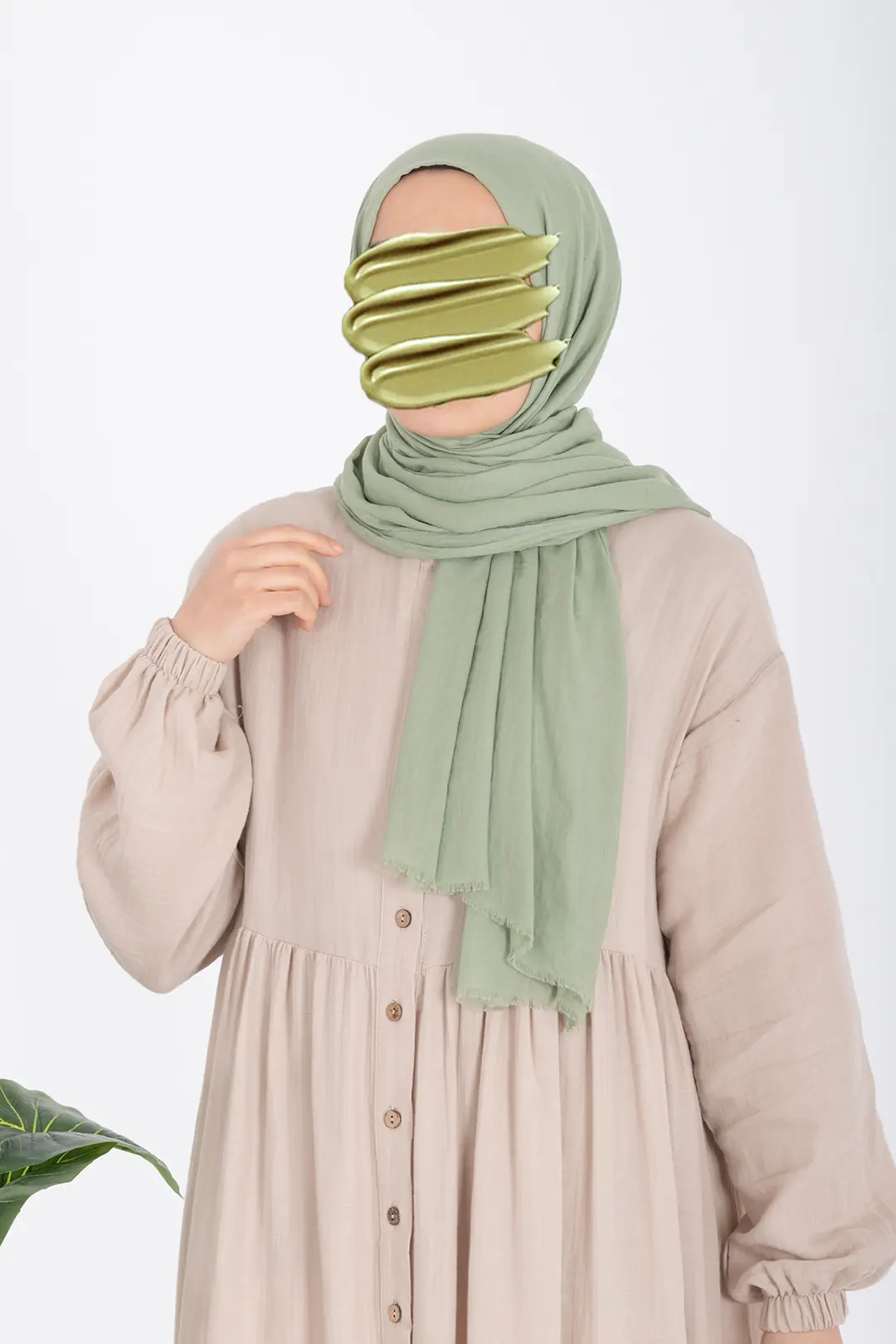Soft Cotton Scarf Mint