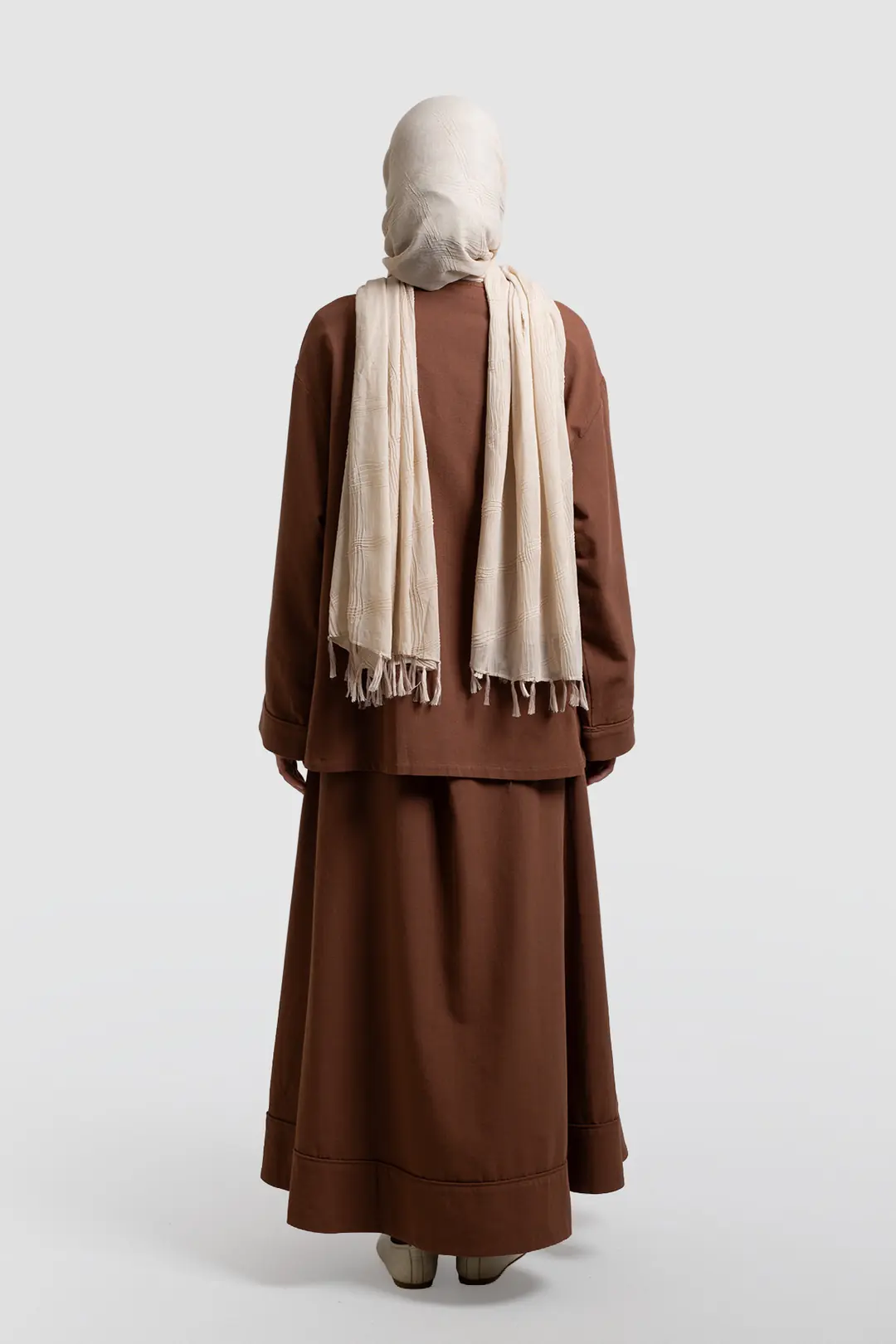 Natural Linen Jacket, Brown 6