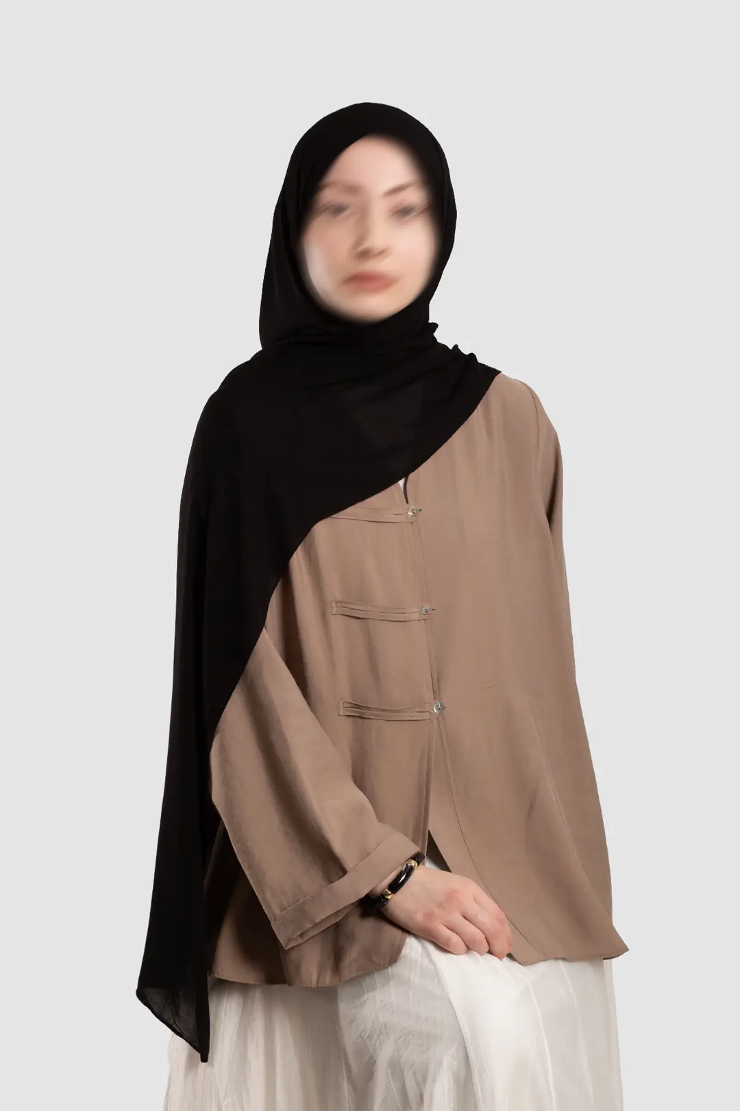 Soft Viskon Şal Siyah 3