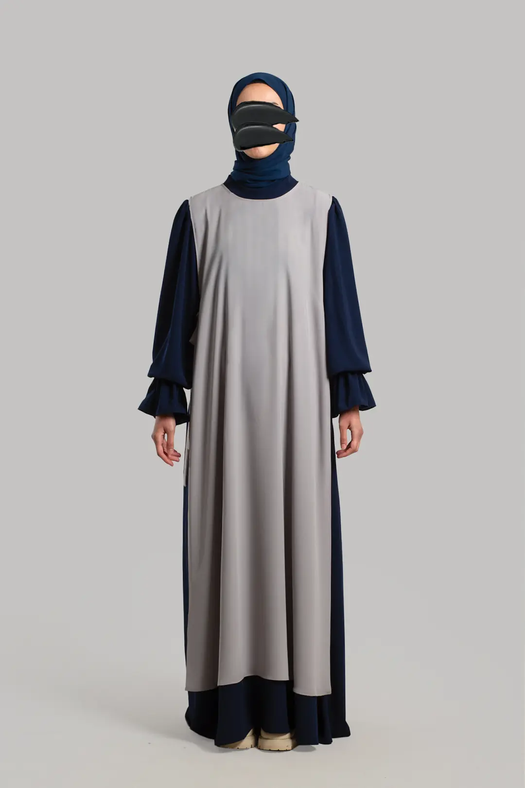 Medina Vest Suit Navy Blue