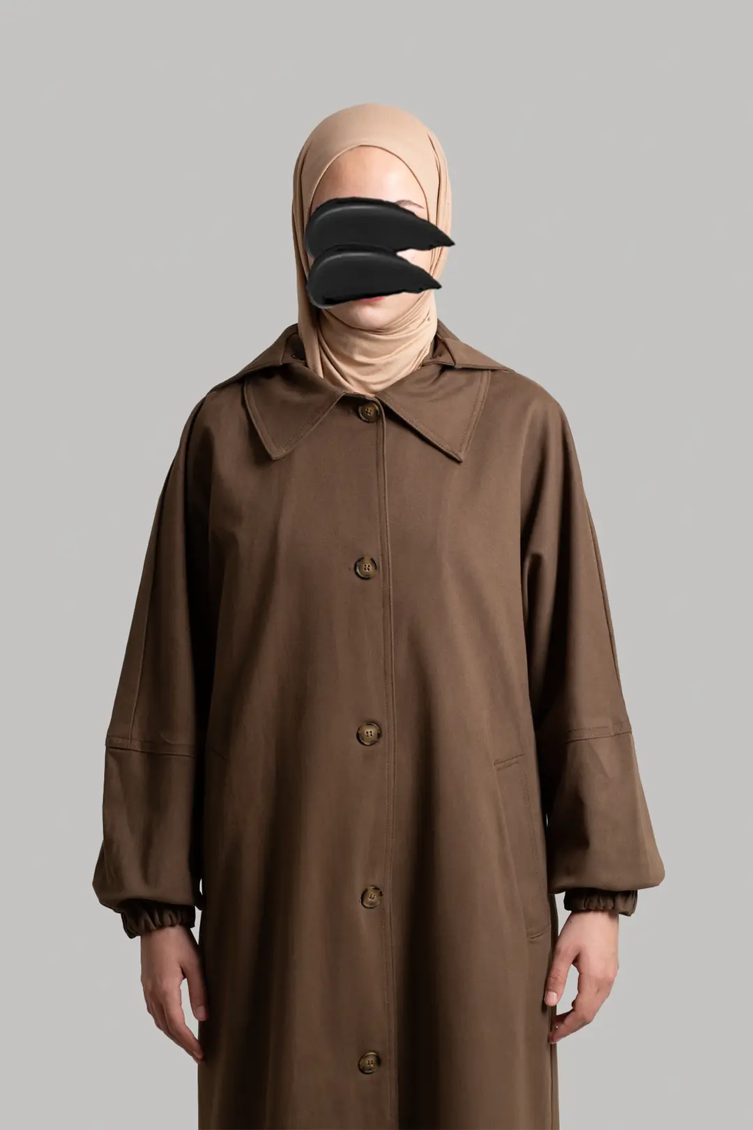 Premium Oversize Trench Coat, Brown 8