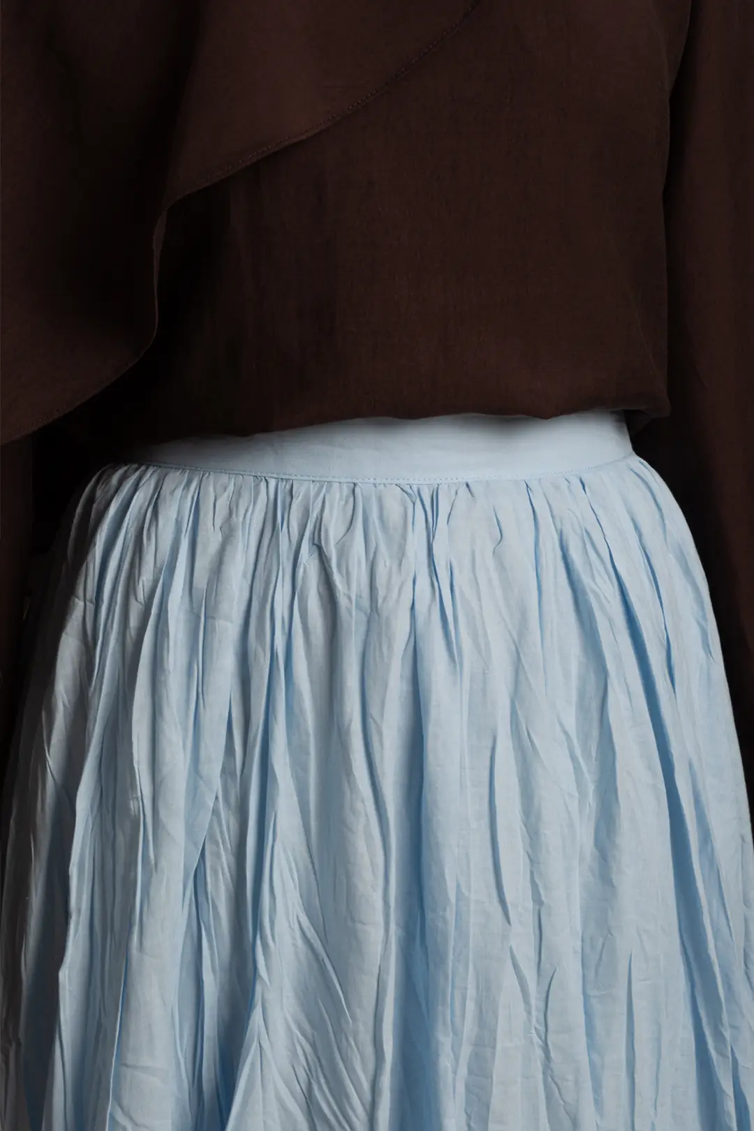 Voile Crash Skirt Baby Blue 4