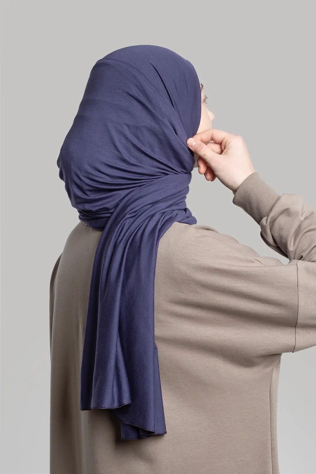 Penye Soft Şal Kot Mavisi 4
