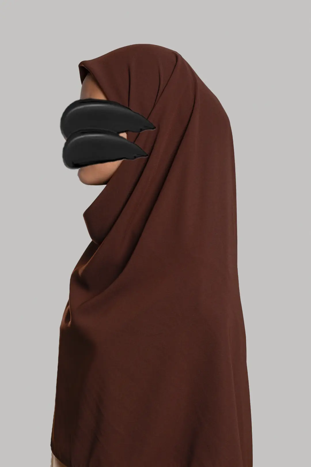 Medina Silk Scarf Reddish Brown 4