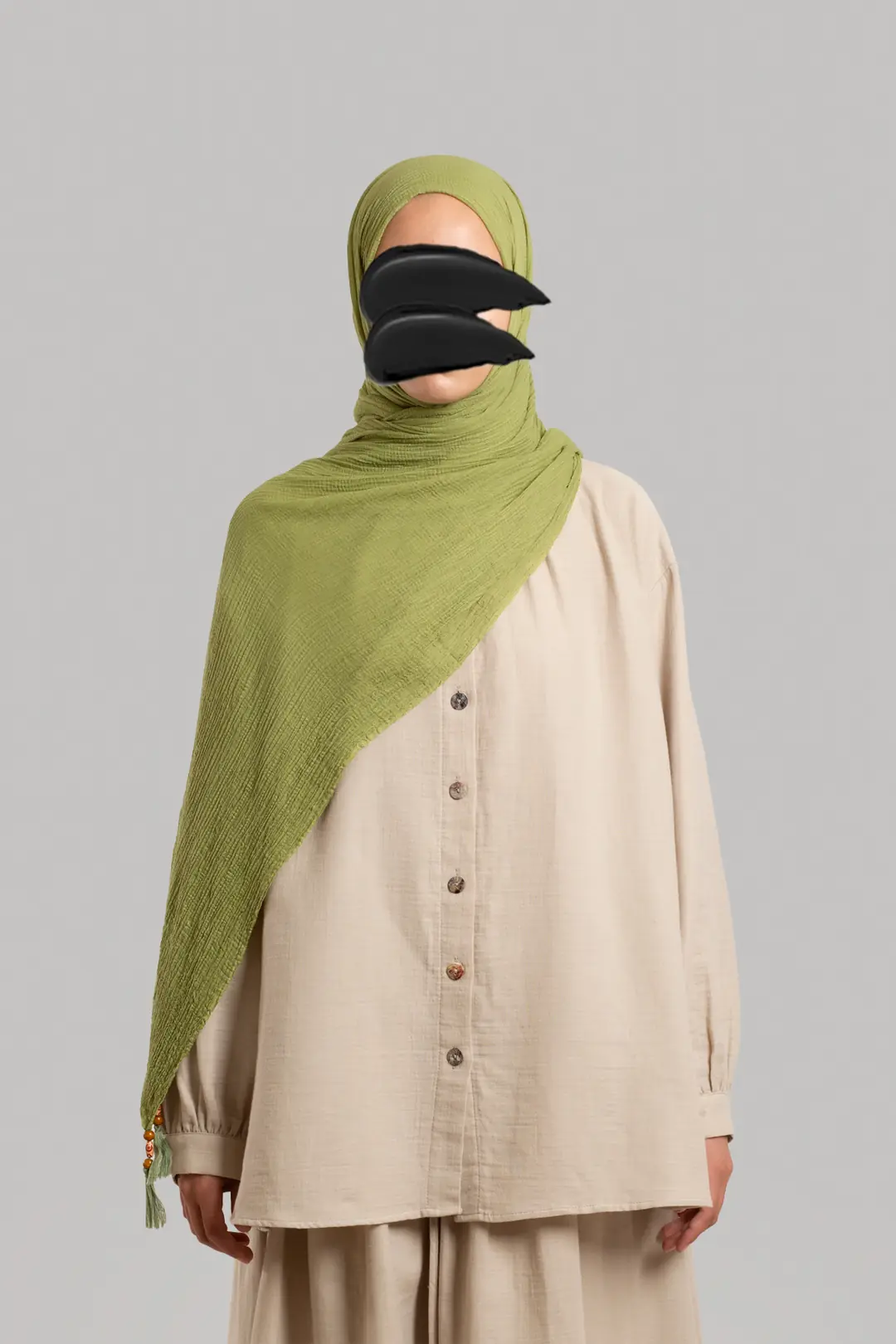 Soft Müslin Şal Misket Limon