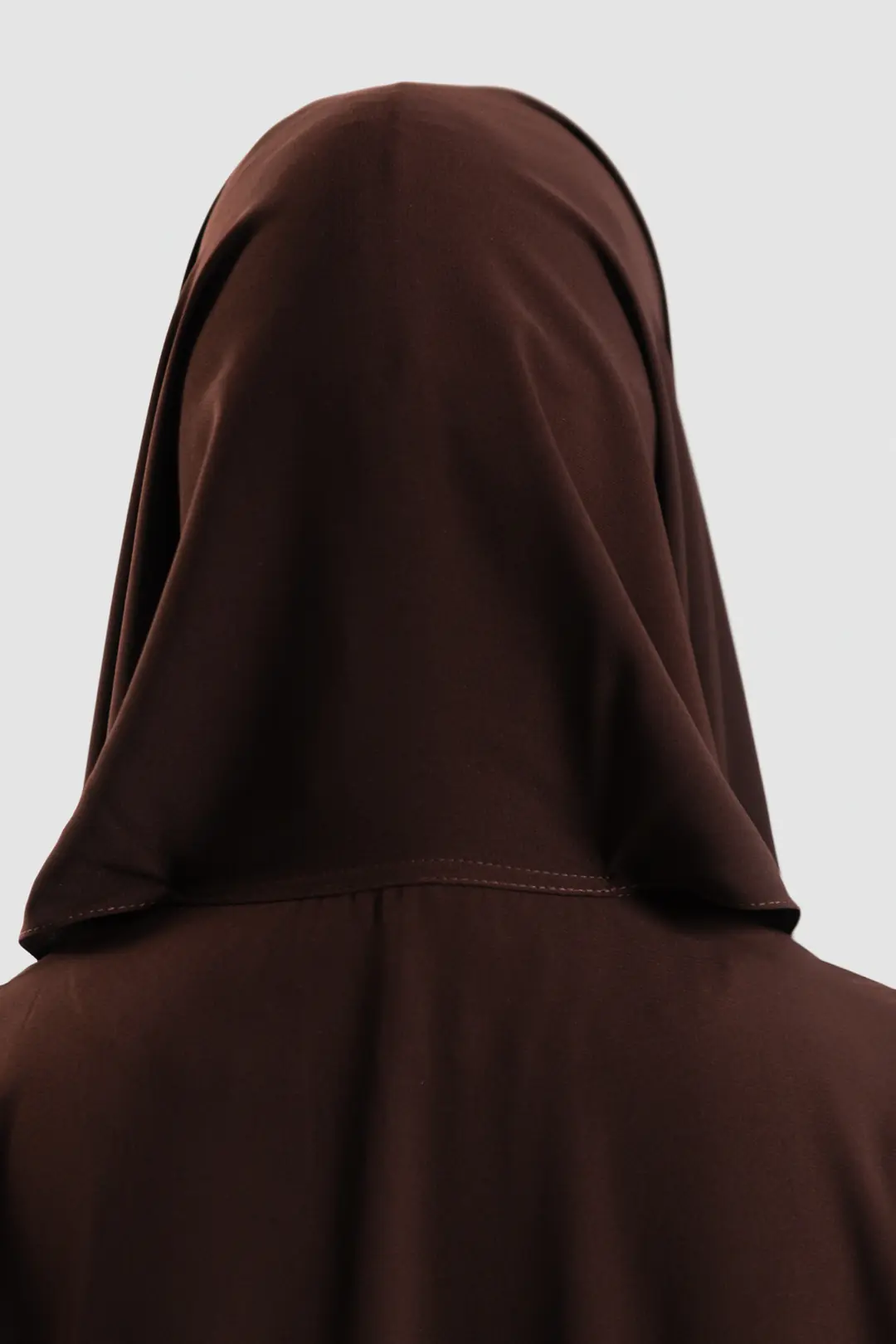 Tek Parça Medine Namaz Elbisesi Kızıl Kahve 7
