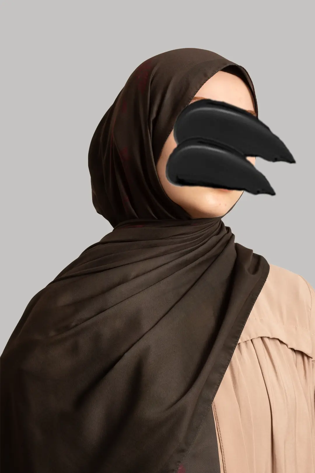Saklı Vadi Desenli Soft Şal Haki 4