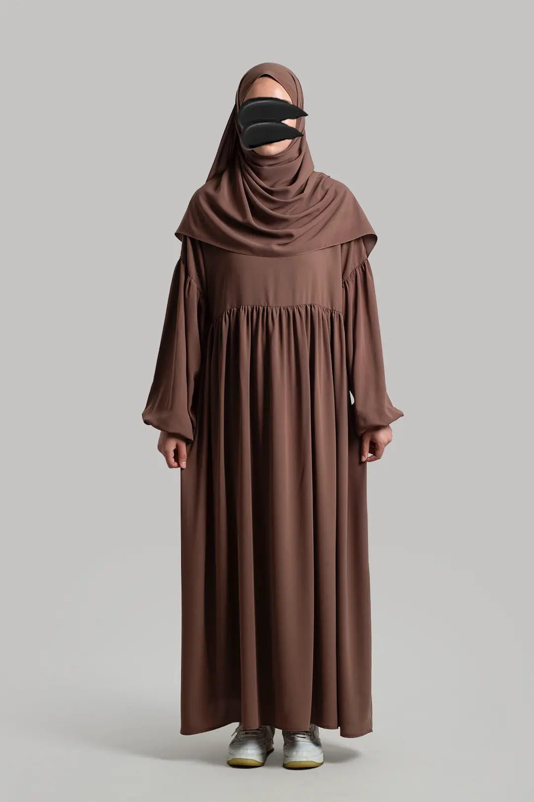 Hijab Dress/Abayas Light Brown