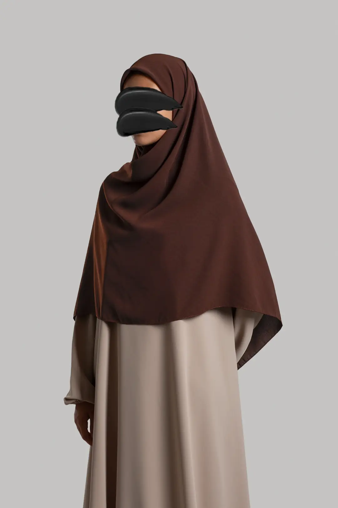 Medina Silk Scarf Reddish Brown 3