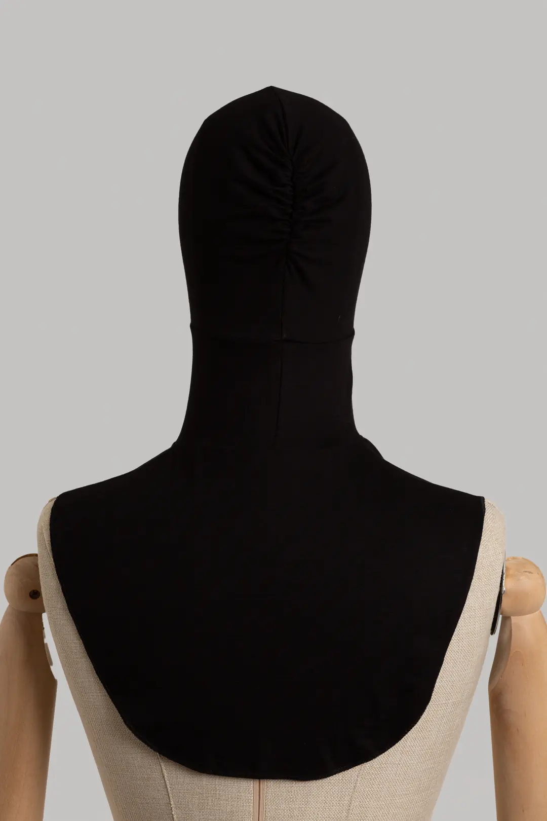 Neck Scarf Bonnet Black 3
