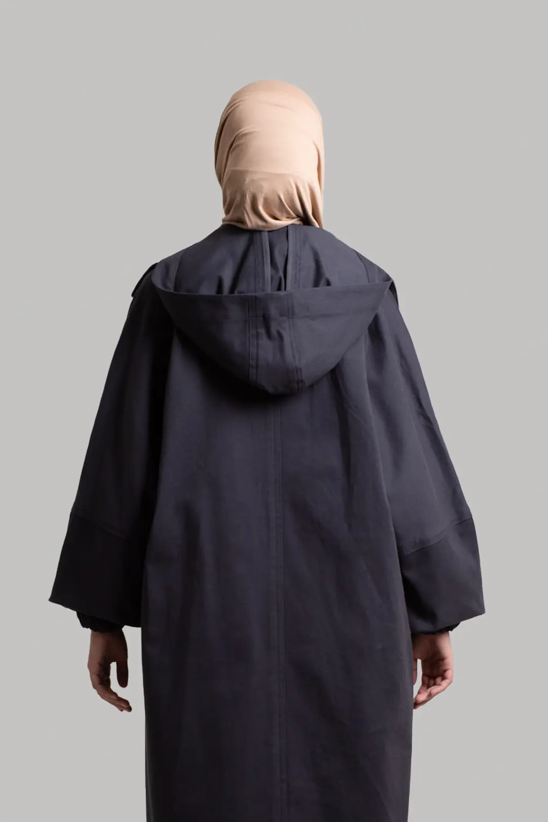 Premium Oversize Trench Coat, Smoke Grey 8