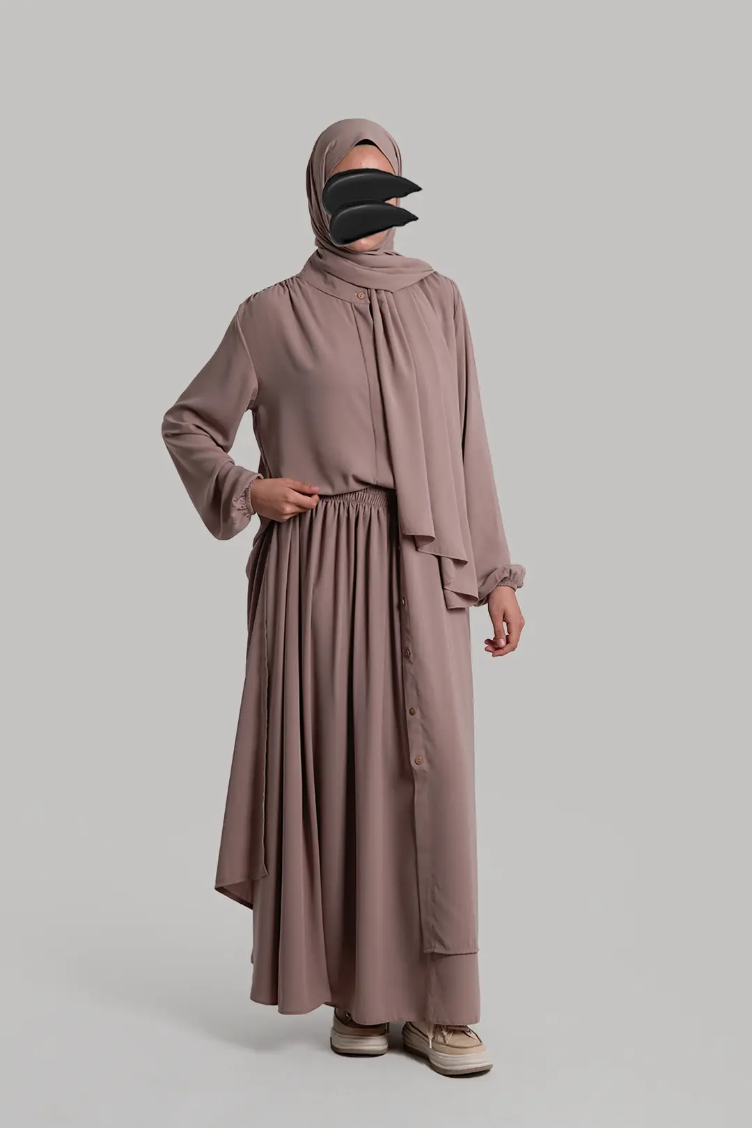 Meva Medina Skirt Set Stone 4