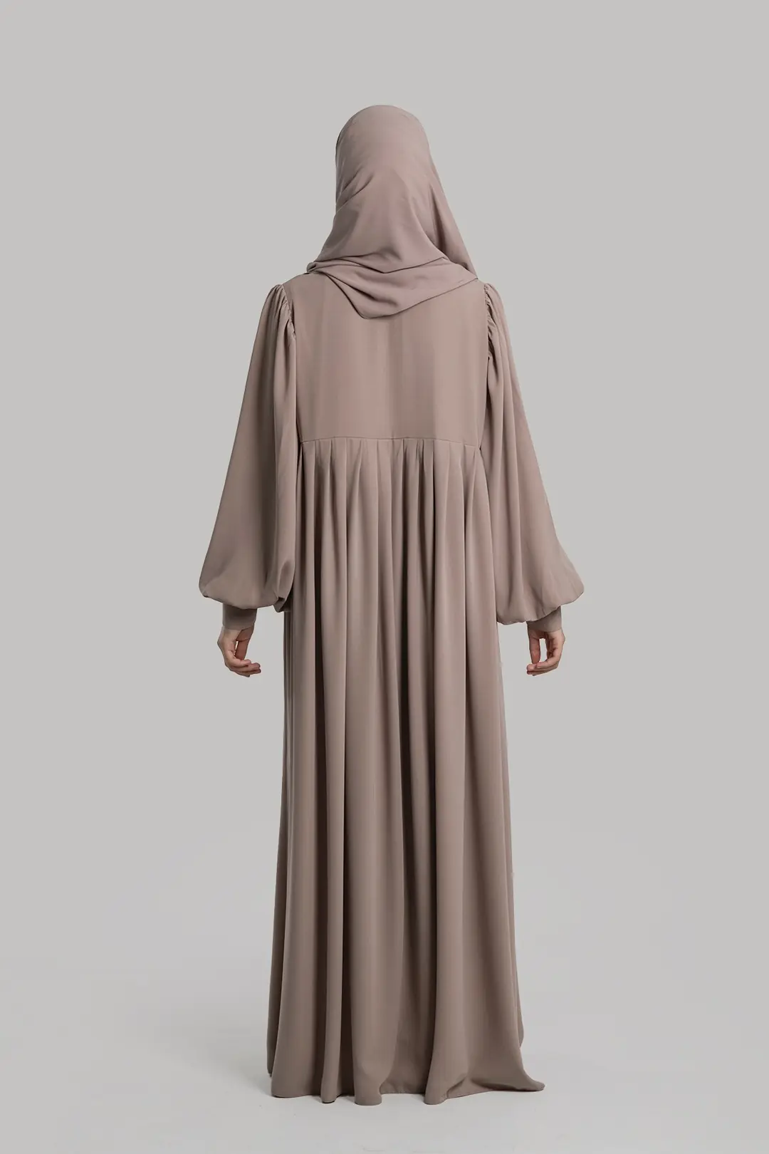Melissa Pleated Dress Latte 5