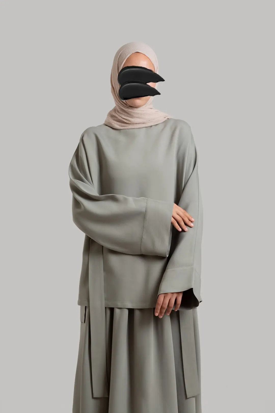 Tensel Tunik Uçuk Yeşil