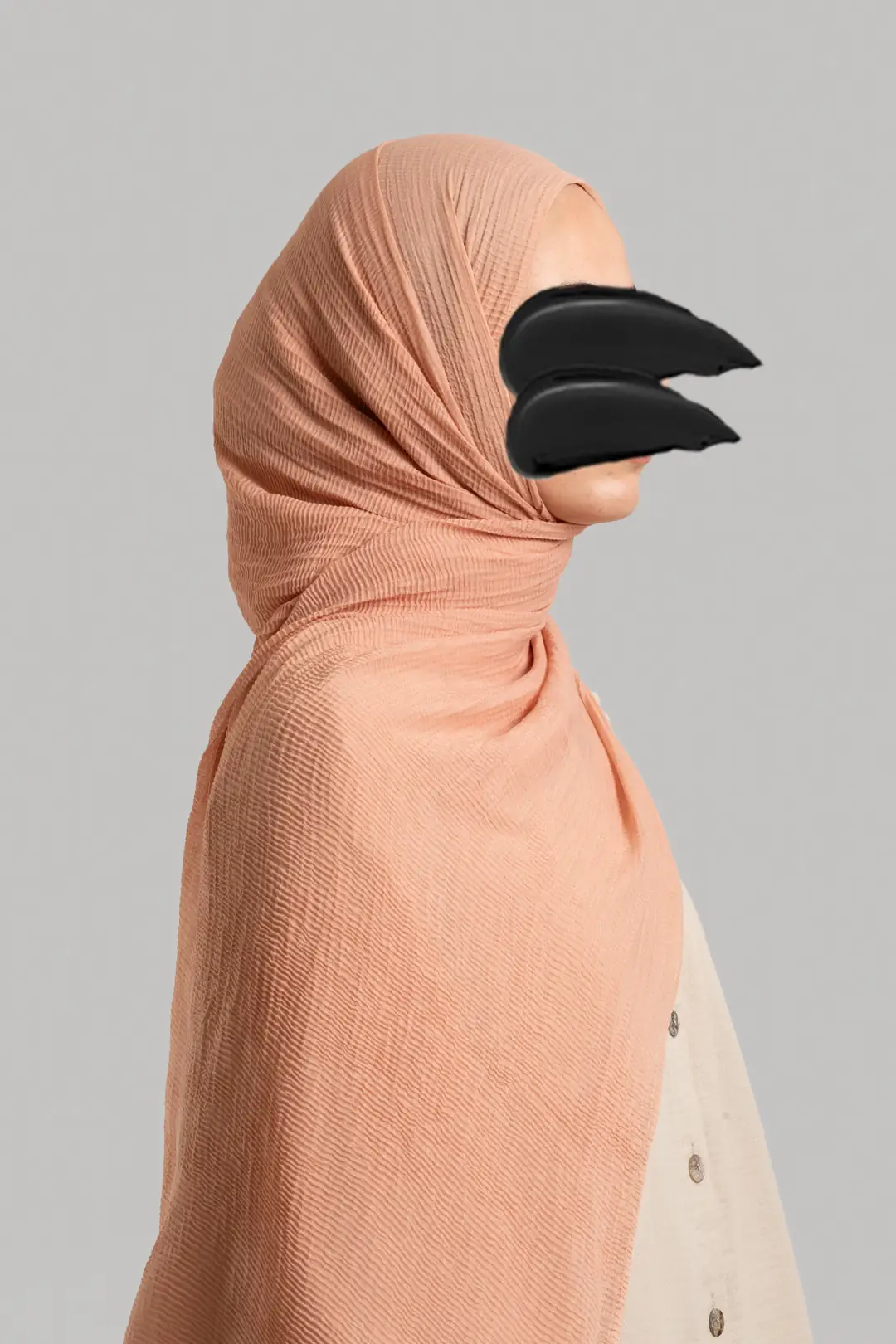 Soft Müslin Şal Pudra