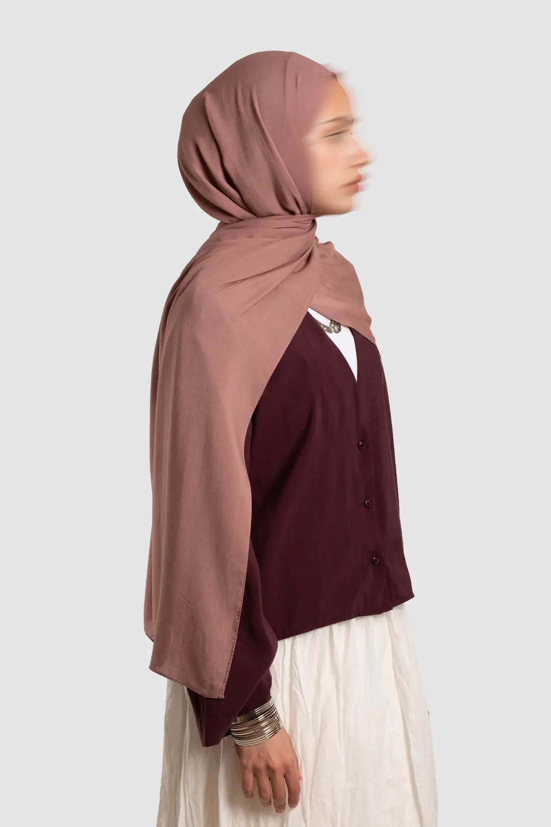 Soft Viskon Şal Pembe 6