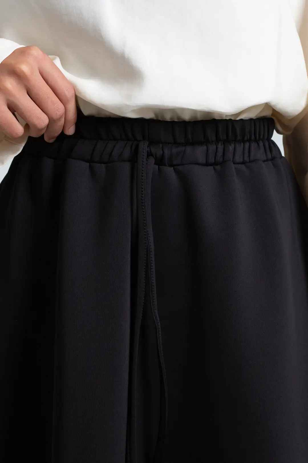 Puffy Scuba Skirt Black 2